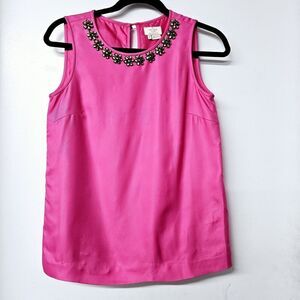 KATE SPADE New York DENNI Embellished Zinia PINK Simply Cinema Women Top Shirt